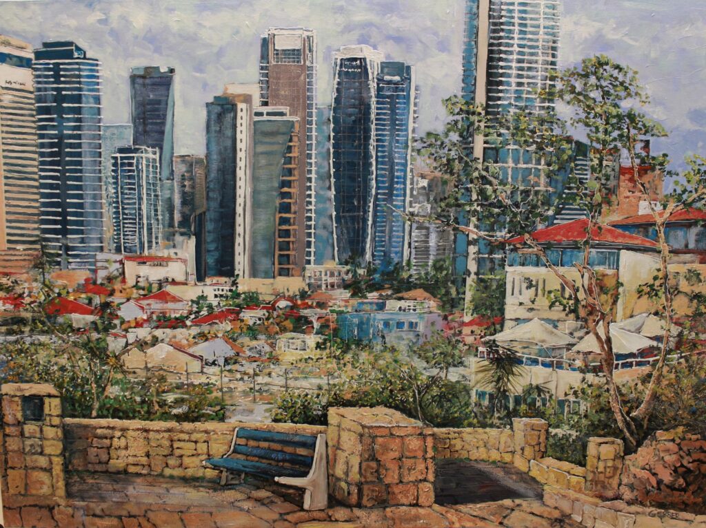 גרבר אליק ספסל בנוף אורבני
